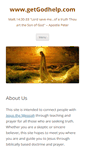 Mobile Screenshot of getgodhelp.com
