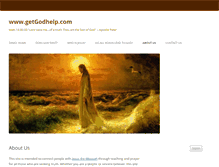 Tablet Screenshot of getgodhelp.com